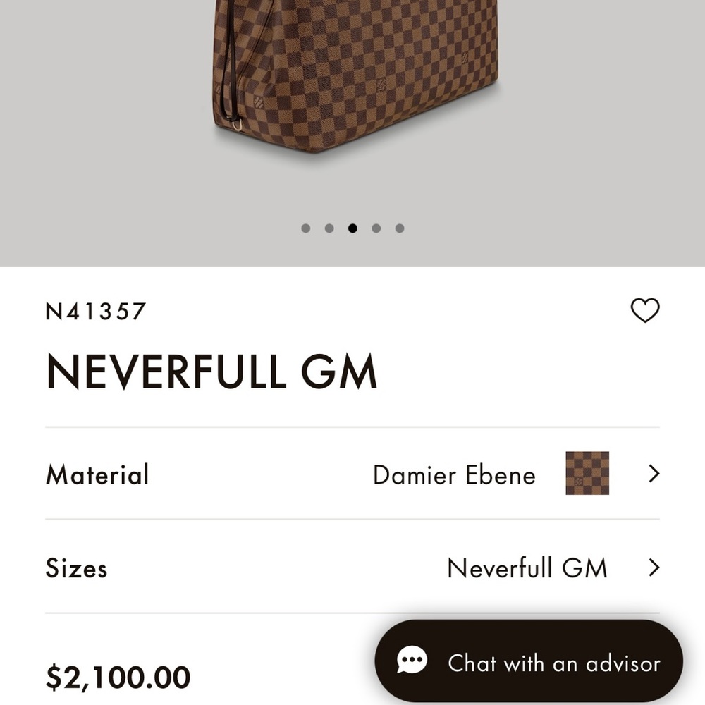 Louis Vuitton neverfull GM